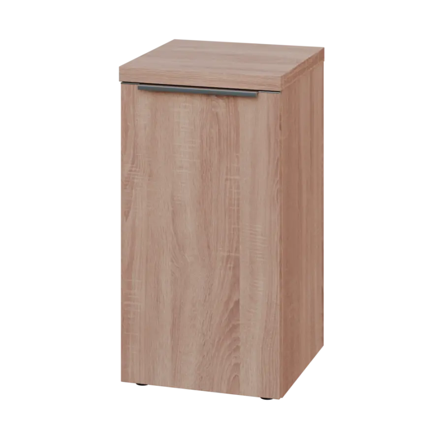 SIN 2 - 4D kancelářská skříň, 1-dveřová, levá, 770x400x400, dub bardolino